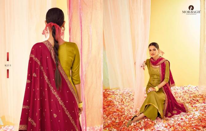 Aashirwad Mor Bagh Mayuri Festive Wear Heavy Silk Designer Salwar Suits Collection